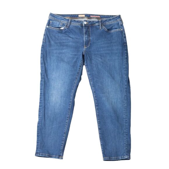 Pilcro Slim Boyfriend Fit Medium Wash Jeans Women's Sz 18W - Picture 1 of 14